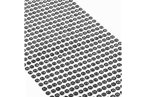 Movoja Schwarze Strasssteine - runde Glitzersteine 880 Stück 4 mm selbstklebend zum Verzieren und Basteln | Schmucksteine zum aufkleben | Steinchen Dekosteine Bastelsteine Schwarz