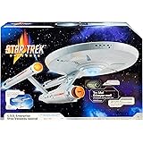 BANDAI USS Enterprise NCC-1701 Star Trek Modello | 18 '' autentico modello Enterprise Star Trek con luci, suoni e espositore 