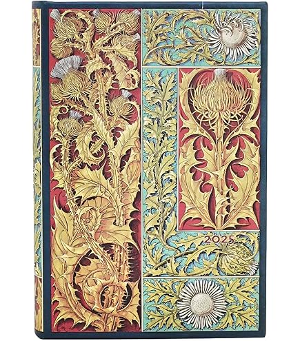 Agenda Paperblanks 2025 - Van Gogh Iris, Formato Orizzontale 18x9 Cm, 12 Mesi, Italiano - Foto 5