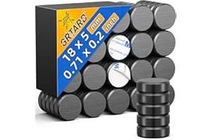 GRTARD 50 Stück Starke Magnete für Magnettafel, Kühlschrankmagnete zum Basteln, Keramikmagnete mit Selbstklebender Rückseite, Magnetband Selbstklebend Stark, Whiteboard Magnete für Werkzeuge, Knopf, DIY