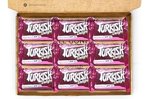 SWEETIEPOST Turkish Delight Gift Box | Retro Chocolate Gift Box | Turkish Delight Chocolate Letterbox Hamper