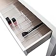 Hausfelder Organiser Set Suitable for Malm Dressing Table Chest of Drawers Storage for Cosmetics, Make-Up and Make-up, Dressing Table Storage Box (10 Pieces, for Half Drawer)