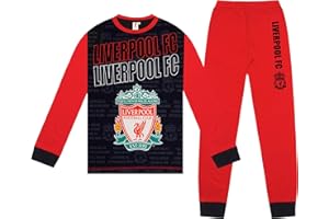 Liverpool FC - Jungen Schlafanzug mit Sublimationsdruck - Offizielles Merchandise - Geschenk für Fußballfans