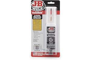 J-B Weld 50176SPA - Epossidico a 2 componenti - Fissaggio rapido - Rinforzato con acciaio | Per riparazioni su metalli - 25ml
