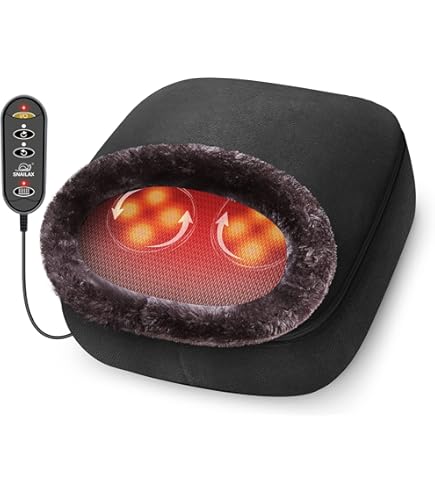 Snailax Fumassagegert mit Wrme & Vibration, 2 in 1 Fuwrmer &  Massagegert, 5 Modi Fumassage fr Zuhause Bro, Geschenke fr Frauen  Mnner : Amazon.de: Drogerie & Krperpflege