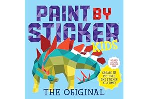 Paint by Sticker Kids: Create 10 Pictures One Sticker at a Time! (Kids Activity Book, Sticker Art, No Mess Activity, Keep Kids Busy)