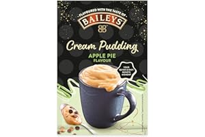 ‎RUF Baileys Cream Pudding Apple Pie, alkoholfrei, cremiger Pudding mit Geschmack vom Original Baileys Irish Cream Likör, einfache Zubereitung,1x59g Beutel