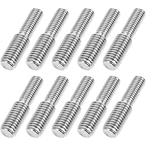 Adattatori Filettati Acciaio Inox - 15 Pezzi Viti Di Riduzione M6 A M8 | Doppia Filettatura Per Collegamenti - Foto 4