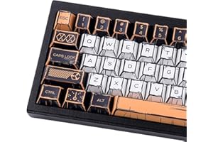 Sunzit PBT Keycaps, 150 Tasten Manga Style Theme Custom Tastenkappen Cherry Profile Dye Sub Keycap Set Cool Keycaps für MX Switches ISO/ANSI UK Layout Mechanische Tastatur
