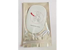 Reusable AED Training Pads Adult Child Pediatric Train Pad Replacement for AED Trainer XFT-D0009 XFT-120C+ XFT-120C Zoll (1Pair Adult Pad)