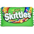 iscream Sour Skittles Package Photoreal Print 12" x 7" Microbead Mini Accent Pillow