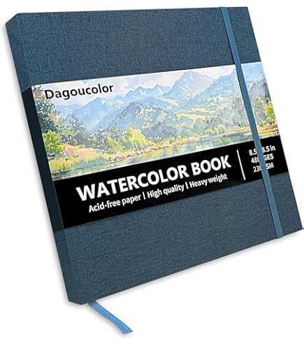 Moleskine Bloc Aquarelle Art Collection - Album 19x25 Cm, 20 Pages, Papier 300g, Couverture Noire