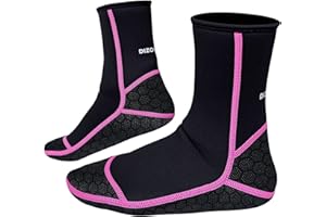 PAWHITS Chaussettes de combinaison en néoprène, 3mm chaussons de plage anti-sable, chaussettes thermiques anti-dérapantes pour plongée, surf, kayak