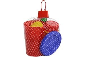 Dantoy Coffee Set in Net, Role Play Tea Party with 17 Pieces Pretend Play Toys for Kids – Multi-Colour