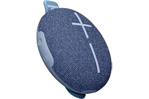 Ultimate Ears MINIROLL Altoparlante Bluetooth impermeabile ultraportatile, bassi potenti, resistente alla polvere IP67, raggio d’azione di 40 m - Majestic Blue