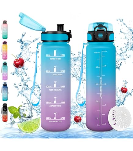 Sport-Trinkflasche 680 Ml, Bruchsicher & Auslaufsicher – Mit Breiter Öffnung, Street-Design In Dunkelgrün, Perfekt Für Fitness, Schule, Wandern