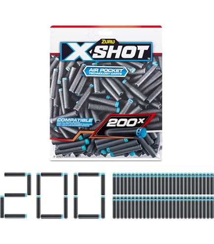 XSHOT 36554 X-Shot Skins Dread Menace Age 8+ (2 Pack) Foam