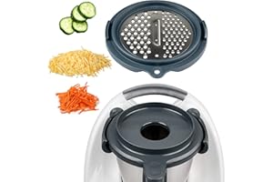 mixcover Rallador para verduras, frutas y queso rallador de verduras compatible con Vorwerk Thermomix TM6 TM5 – Accesorios Thermomix rallador de cocina de verduras con tres opciones de corte