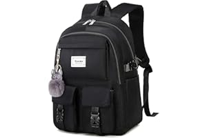Ternbay Mochila impermeable para mujer Mochila escolar mona para chica Mochila de moda para portátil de mujer