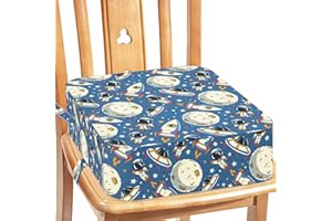 AQASH Rehausseur de chaise pour enfant pour la table - Antidérapant, facile à prendre en main, soutien solide, coussin de chaise - Facile à nettoyer - Amovible