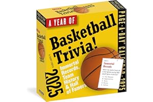 A Year of Basketball Trivia Page-A-Day® Calendar 2025: Immortal Records, Team History & Hall of Famers