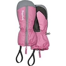 Playshoes Finger-handschuh Unisex Kinder Winter-Handschuhe, Rosa Blockfarben, 3 Fashion