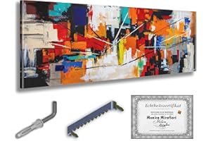 Monica Mirafiori I 160x60 cm I Tableau Peint à la Main I Modèles Tableau I Peintre Moderne I Tableaux Peintures I Toile sur Cadre en Bois