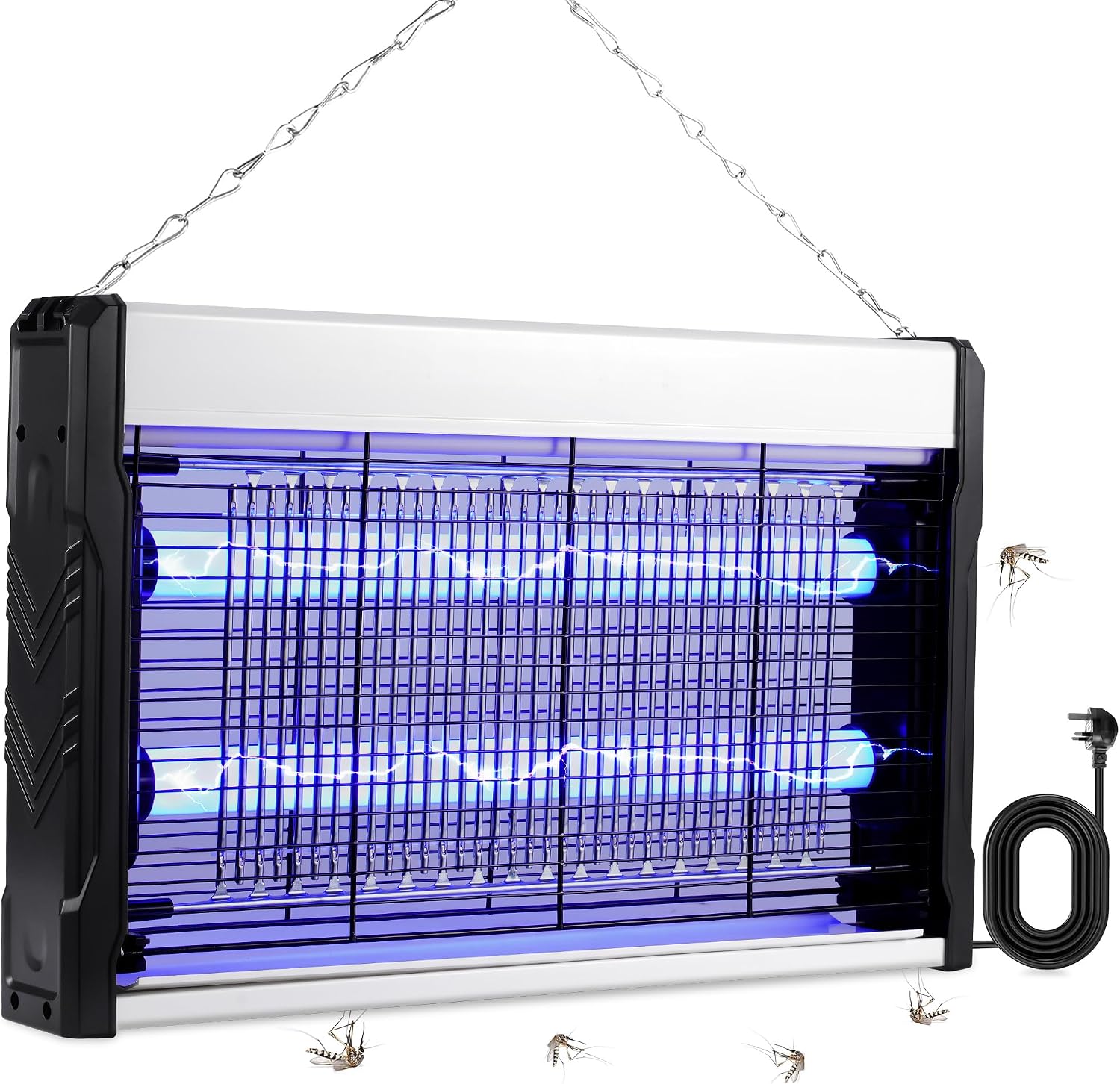 Lámpara Matamosquitos, Matamoscas de 3200 V, matainsectos y matamoscas electrónico para el jardín, el Patio y la Cocina Industrial
