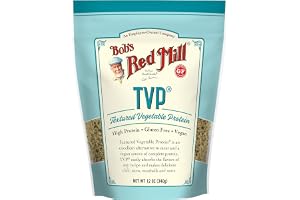 Bob's Red Mill TVP (Textured Vegetable Protein) - 12 oz (Pack of 4), Gluten Free, Vegan, Made in USA, Unflavored