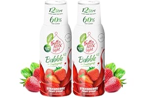 ‎AMOR LABOUR 2 x Light - Niskowęglowodanowy - Syrop Fitness by FruttaMax | Zero cukru | ze Stewią | 50% zawartość owoców (2 x 500ml) (2 x Truskawka - Light)