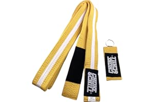 Choke&Chill BJJ Brazilian Jiu-Jitsu Belt Gürtel mit Schlüsselanhänger Erwachsene Kinder Luta Livre