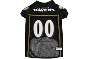 PETS FIRST Mirage Pet Products NFL Baltimore Ravens Jersey, Medium