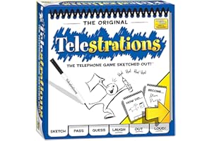 USAopoly | Telestrations | Hilarious Party Game | Ages 12 Plus | 4-8 Players | 30 Minutes Playing Time
