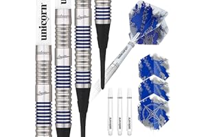Unicorn Silver Star 80% Tungsten Gary Anderson Soft Tip, Freccette Uomo
