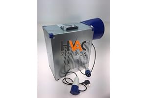 HVAC Spares Ltd Industrial / Commercial Bouncy Castle Blower - 1.5 HP - Metal Case
