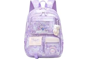 Aryan School Bags for Girls, 26L Refrigerator Door Kids Backpack Cute Rucksack for Primary and Secondary School