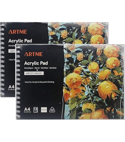 STATIONERY ISLAND Carta Acquerello 300g, 120 Fogli Per Acquerello, Album Da Disegno Professionale, 5x7 Carta Per Acquerello, Ideale Per Pittura E Disegno Con Acquarello