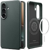 Spigen Galaxy S26 Plus ile Uyumlu Magnet Kılıf Liquid Air Mag Fit Abyss Green - ACS11045