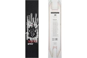 BESTIAL WOLF Griptape, carta abrasiva personalizzata per scooter Freestyle, 12 x 53 cm (GRIPTAPE32)
