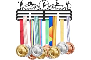 SUPERDANT Medallero Gimnasia Ritmica Gimnasia para Colgar Medallas Medallero Colgador De Medallas Gimnasia Porta Medallas Medallero Personalizado De Gimnasia Regalos para Deportistas 40x15CM
