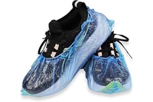 GENERICO Copriscarpe Monouso 100 Pezzi – Taglia Unica, Impermeabili, Resistenti e Antipolvere – Copri Scarpe Usa e Getta con Bordo Elastico Perfetti per Casa, Lavoro, Laboratorio