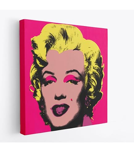 French Unicorn Poster Poster Andy Warhol Ritratto Quadrilittico Marilyn Monroe Pop Art 60's Vintage