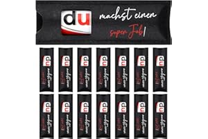 Namalu 15 Stück Mitarbeiter Geschenk du Machst Einen Super Job Schokoriegel Hülle Kompatibel mit Duplo Schokolade Filz Verpackung Danke Team Geschenk für Kollegen, ohne Schokolade(Schwarz)