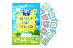 THE NATURAL PATCH CO. NATPAT Stuffy Patch Congestion Clearing Patches for Kids and Adults - All-Natural Cold and Allergy Relief, Chemical and Drug Free - BuzzPatch Natural Patch (24 Pack)
