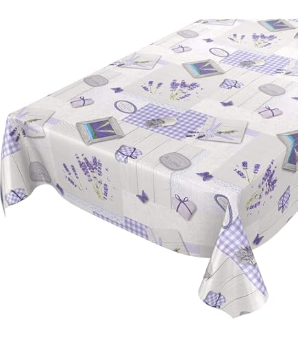 KEVKUS Nappe En Toile Cirée C146051 - Motif Coquelicots
