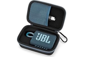 PHD KEISI Estuche Funda ​para JBL GO 3 Altavoz Bluetooth Inalámbrico Portátil,Bolso de Protección para Altavoces Caja Cubrir para Transporte Rígida (Blue)
