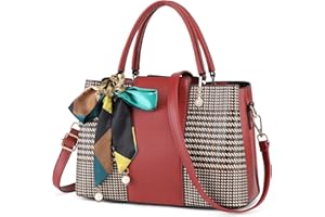 VINBAGGE Womens Leather Handbag Designer Shoulder Tote Crossbody Bag Elegant Top Handle Bag for Ladies