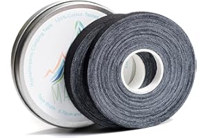 Madu Climb - Rock Climbing Finger Tape 100% Cotton Hypoallergenic X2 Sports Rolls (Black)