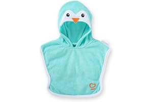 Corolle - Cape de Bain, Pingouin, vêtement, pour Poupon 30cm, dès 18 Mois, 9000111010