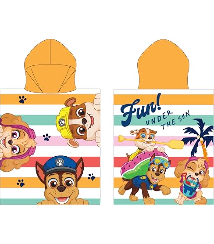 CERDÁ LIFE'S LITTLE MOMENTS – Lot Serviette + Sac Paw Patrol, Serviette De Bain Moelleuse Enfant Avec Sac De Transport